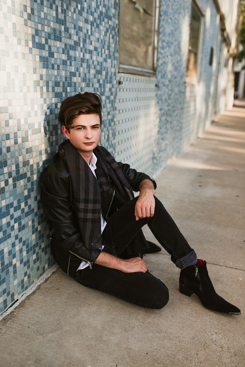 Brenden | Downtown Fort Worth Senior Session - Chantelle Marie Photography